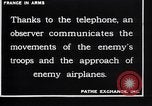 Image of French military observer in balloon France, 1916, second 6 stock footage video 65675027330