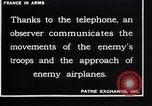 Image of French military observer in balloon France, 1916, second 8 stock footage video 65675027330