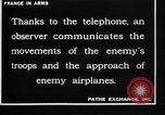 Image of French military observer in balloon France, 1916, second 9 stock footage video 65675027330