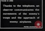 Image of French military observer in balloon France, 1916, second 11 stock footage video 65675027330