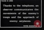 Image of French military observer in balloon France, 1916, second 12 stock footage video 65675027330