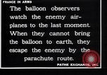 Image of French observation balloon France, 1916, second 6 stock footage video 65675027332