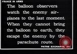 Image of French observation balloon France, 1916, second 7 stock footage video 65675027332