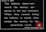 Image of French observation balloon France, 1916, second 17 stock footage video 65675027332