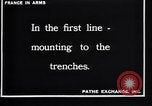 Image soldats français occupent des tranchées Bois Carre France, 1916, de la seconde 3 séquences d'archives historiques vidéo 65675027335