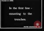 Image soldats français occupent des tranchées Bois Carre France, 1916, de la seconde 5 séquences d'archives historiques vidéo 65675027335