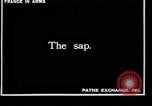 Image of French troops drill a Sap tunnel France, 1916, second 3 stock footage video 65675027337