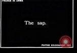 Image of French troops drill a Sap tunnel France, 1916, second 4 stock footage video 65675027337