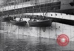 Image of Sailors launch lifeboats New York United States USA, 1918, second 49 stock footage video 65675027341