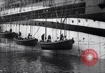 Image of Sailors launch lifeboats New York United States USA, 1918, second 57 stock footage video 65675027341