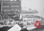 Image of US troop ship backing out of berth New York United States USA, 1918, second 4 stock footage video 65675027343