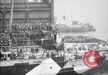 Image of US troop ship backing out of berth New York United States USA, 1918, second 5 stock footage video 65675027343