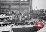 Image of US troop ship backing out of berth New York United States USA, 1918, second 12 stock footage video 65675027343