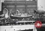 Image of US troop ship backing out of berth New York United States USA, 1918, second 19 stock footage video 65675027343