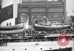 Image of US troop ship backing out of berth New York United States USA, 1918, second 22 stock footage video 65675027343