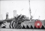 Image of United States troops fill top deck of ship New York United States USA, 1918, second 8 stock footage video 65675027346