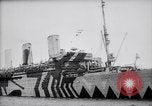 Image of United States troops fill top deck of ship New York United States USA, 1918, second 9 stock footage video 65675027346
