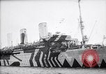 Image of United States troops fill top deck of ship New York United States USA, 1918, second 13 stock footage video 65675027346