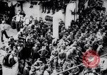 Image of United States troops fill top deck of ship New York United States USA, 1918, second 24 stock footage video 65675027346