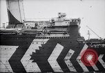 Image of Camouflaged troop ship World War I New York United States USA, 1918, second 19 stock footage video 65675027347