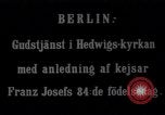 Image l'Empereur Franz Joseph Berlin Allemagne, 1914, de la seconde 4 séquences d'archives historiques vidéo 65675027383