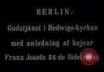 Image l'Empereur Franz Joseph Berlin Allemagne, 1914, de la seconde 6 séquences d'archives historiques vidéo 65675027383