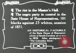 Standbild Negro Gesetzgeber South Carolina United States USA, 1916, aus Sekunde 20 historischem Filmmaterial Videoclip 65675027384