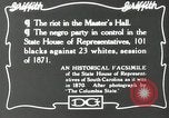 Standbild Negro Gesetzgeber South Carolina United States USA, 1916, aus Sekunde 27 historischem Filmmaterial Videoclip 65675027384