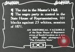 Standbild Negro Gesetzgeber South Carolina United States USA, 1916, aus Sekunde 28 historischem Filmmaterial Videoclip 65675027384