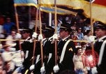 Standbild militärischen Bands Washington DC USA, 1976, aus Sekunde 12 historischem Filmmaterial Videoclip 65675027392
