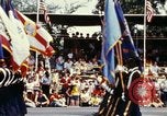 Standbild militärischen Bands Washington DC USA, 1976, aus Sekunde 25 historischem Filmmaterial Videoclip 65675027392