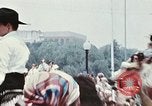 Image of train float Washington DC USA, 1976, second 7 stock footage video 65675027400