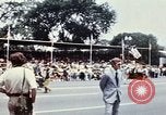 Image of train float Washington DC USA, 1976, second 11 stock footage video 65675027400