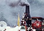 Image of train float Washington DC USA, 1976, second 34 stock footage video 65675027400