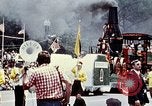 Image of train float Washington DC USA, 1976, second 37 stock footage video 65675027400