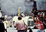 Image of train float Washington DC USA, 1976, second 40 stock footage video 65675027400