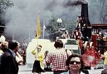 Image of train float Washington DC USA, 1976, second 42 stock footage video 65675027400
