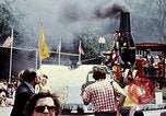 Image of train float Washington DC USA, 1976, second 44 stock footage video 65675027400