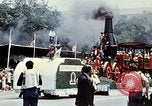 Image of train float Washington DC USA, 1976, second 51 stock footage video 65675027400