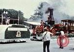 Image of train float Washington DC USA, 1976, second 61 stock footage video 65675027400