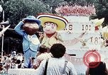 Image of parade float Washington DC USA, 1976, second 15 stock footage video 65675027402