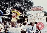Image of parade float Washington DC USA, 1976, second 34 stock footage video 65675027402