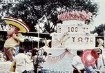 Image of parade float Washington DC USA, 1976, second 36 stock footage video 65675027402