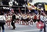 Image of marching band Washington DC USA, 1976, second 57 stock footage video 65675027404