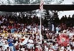 Image of marching band Washington DC USA, 1976, second 29 stock footage video 65675027410
