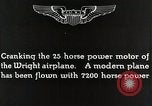 Image of starting the Wright flyer engine United States USA, 1908, second 3 stock footage video 65675027434