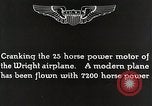 Image of starting the Wright flyer engine United States USA, 1908, second 5 stock footage video 65675027434