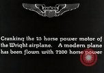 Image of starting the Wright flyer engine United States USA, 1908, second 7 stock footage video 65675027434