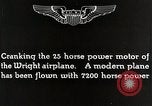 Image of starting the Wright flyer engine United States USA, 1908, second 10 stock footage video 65675027434
