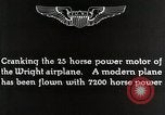 Image of starting the Wright flyer engine United States USA, 1908, second 15 stock footage video 65675027434